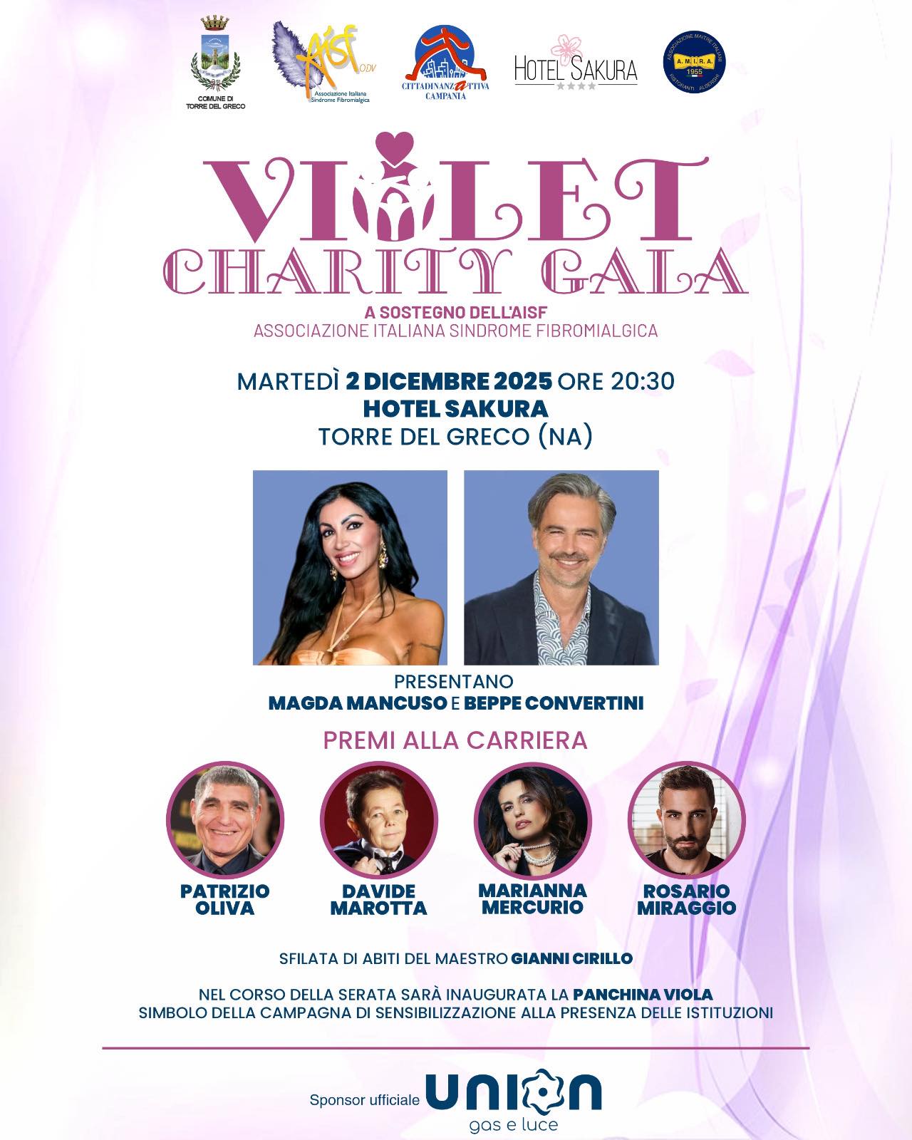 “Violet charity gala” per sostenere la lotta alla fibromialgia