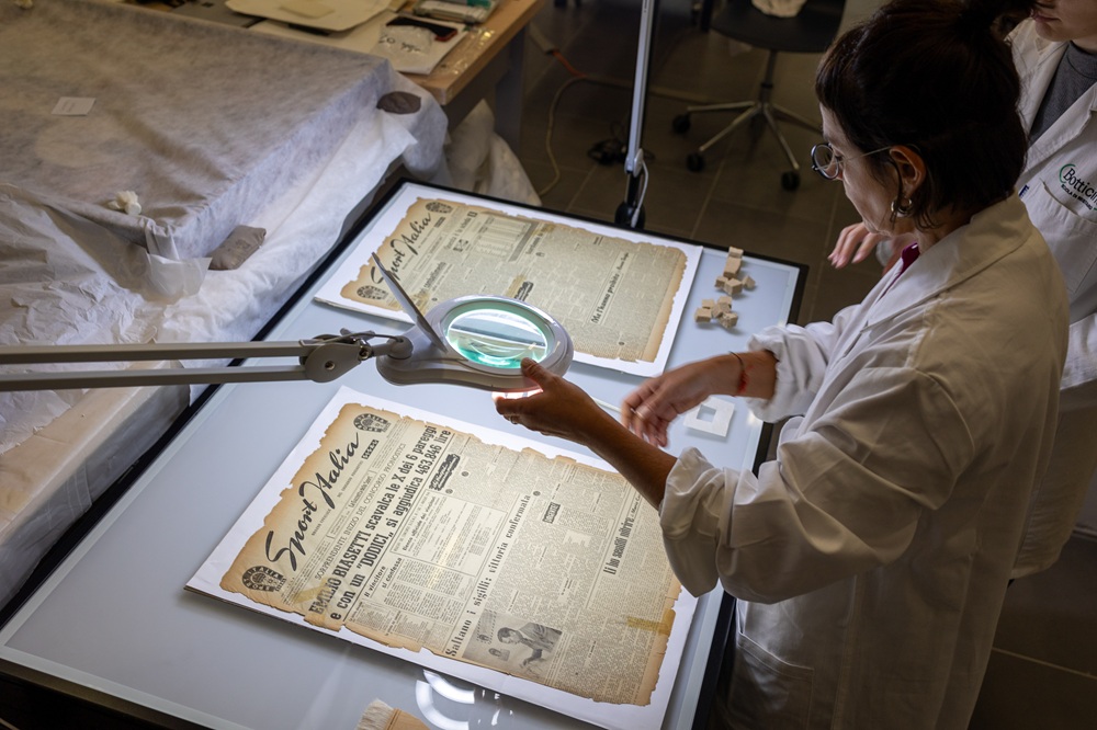 memorie di carta sisal e la scuola di restauro di botticino insieme per il restauro di sport italia da Parlami.eu memorie di carta sisal e la scuola di restauro di botticino insieme per il restauro di sport italia