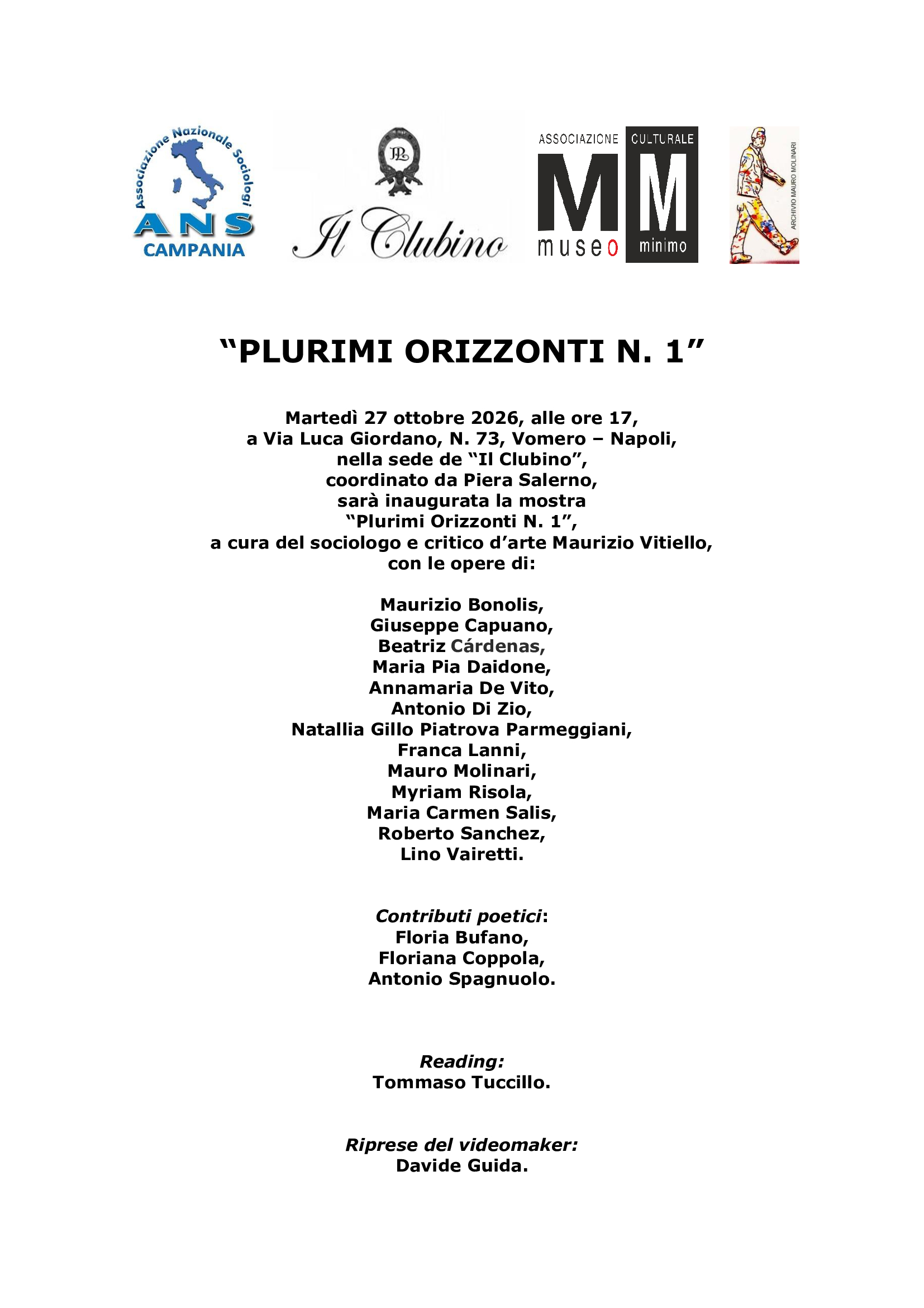 PLURIMI ORIZZONTI N. 1